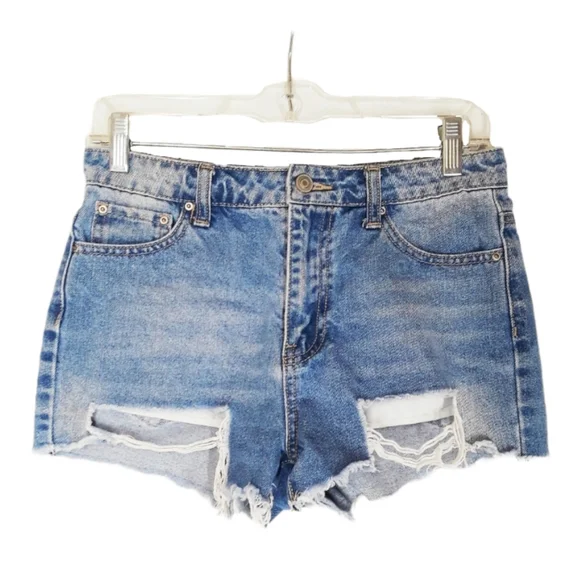 Forever 21 Shorts Forever Distressed Denim Raw Hem Jean